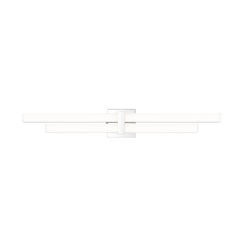 Z-Lite Zane 2 Light Vanity in Chrome  Frame Finish. Picture 3