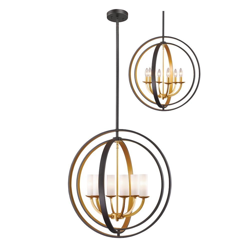 Z-Lite 6 Light Chandelier. Picture 1