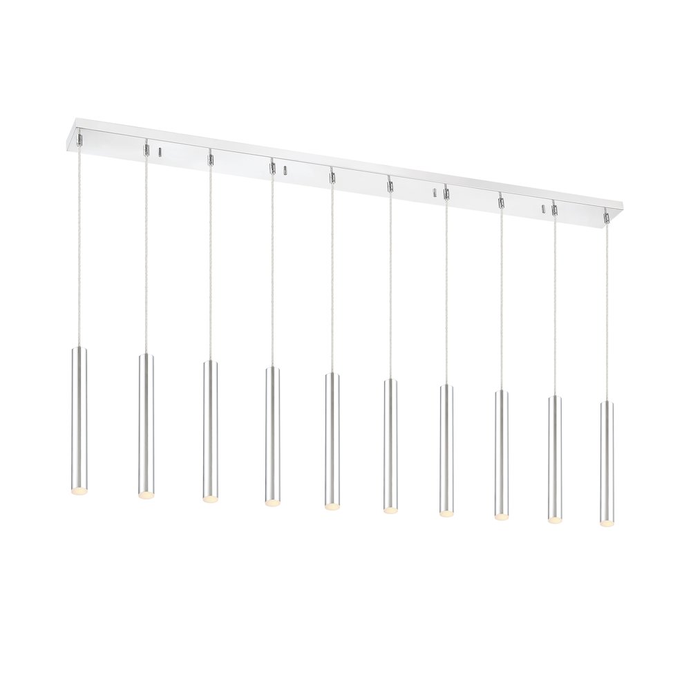 Z-Lite 10 Light Linear Chandelier. Picture 1