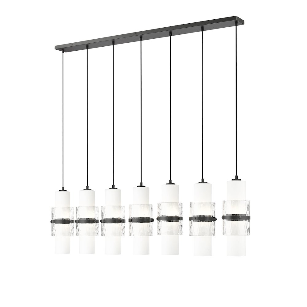 Z-Lite 7 Light Linear Chandelier. Picture 1