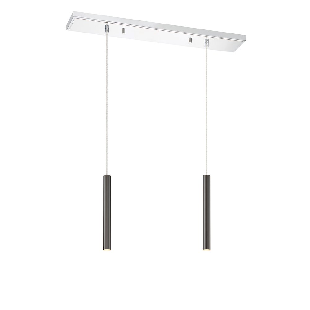 Z-Lite 2 Light Linear Chandelier. Picture 2