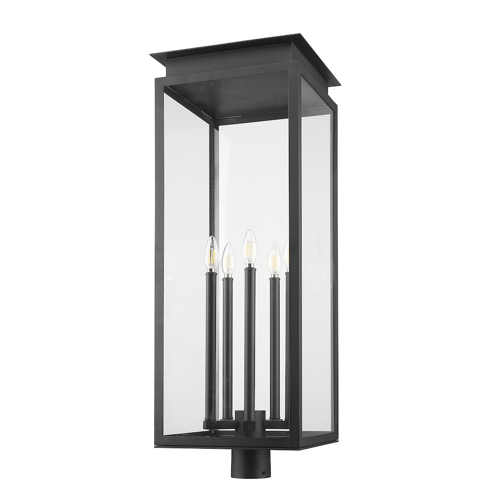 Z-Lite 5 Light Outdoor Post Mount Fixture. Picture 5