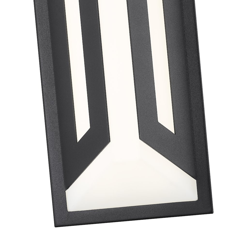 Z-Lite 2 Light Outdoor Wall Light, Sand Black. Picture 4