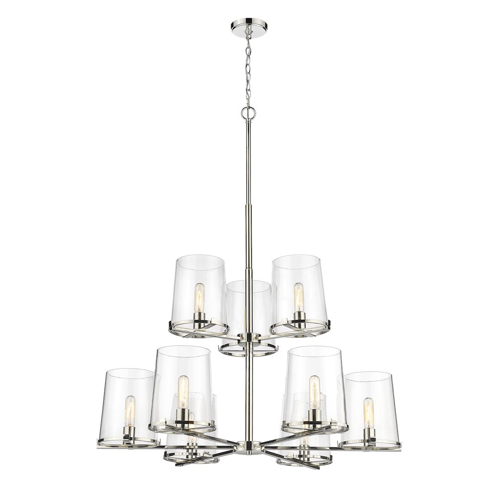 Z-Lite 9 Light Chandelier. Picture 1