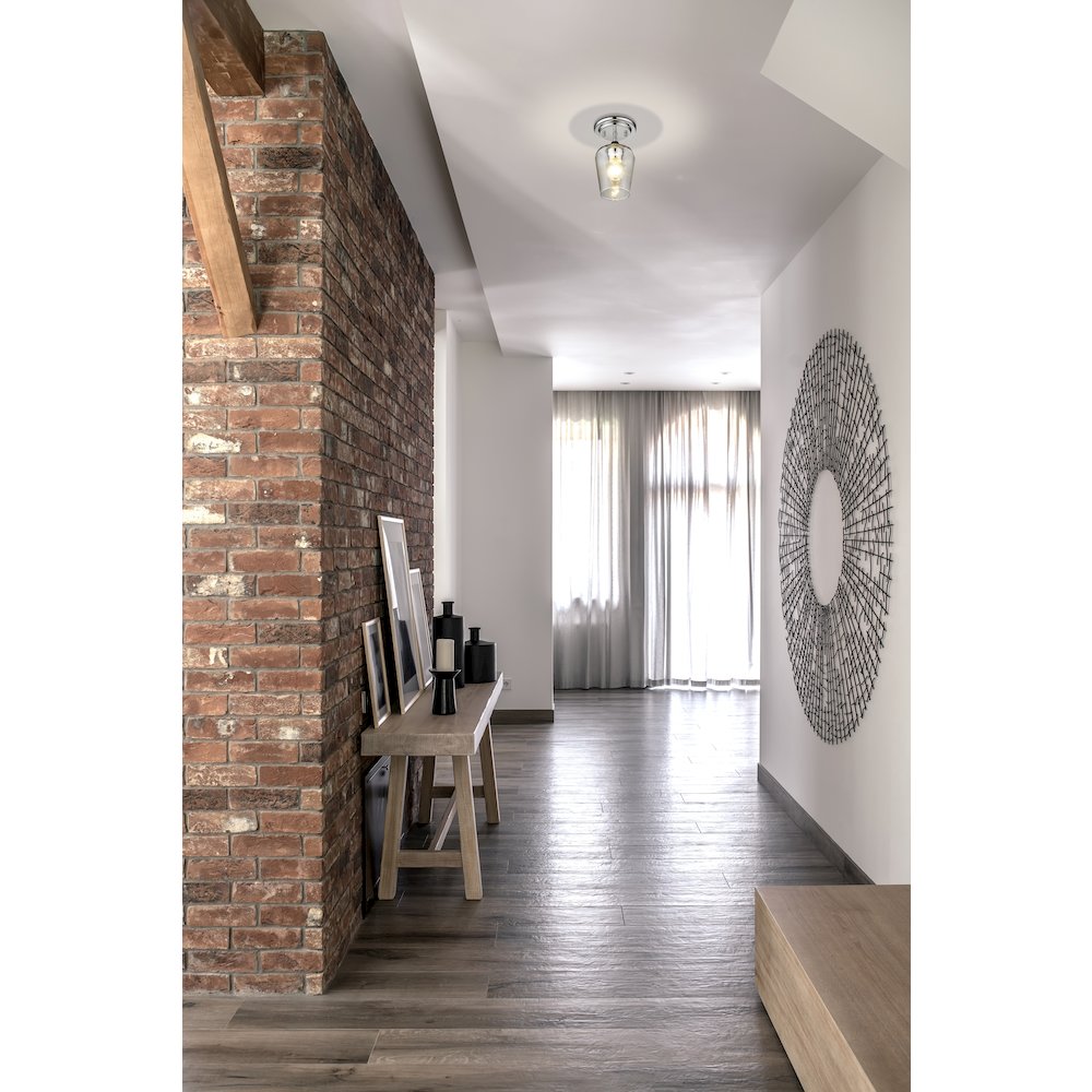 Z-Lite 1 Light Flush Mount. Picture 6