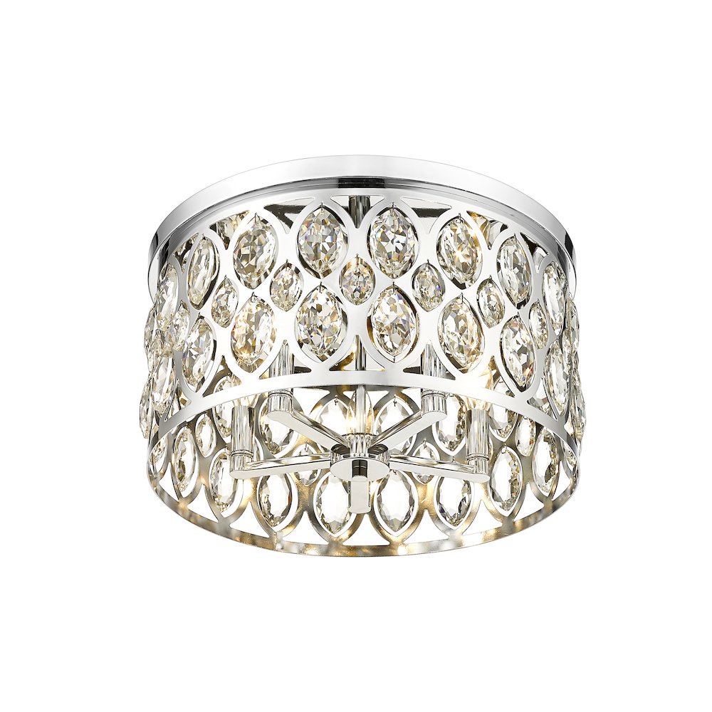 Z-Lite 5 Light Flush Mount. Picture 2