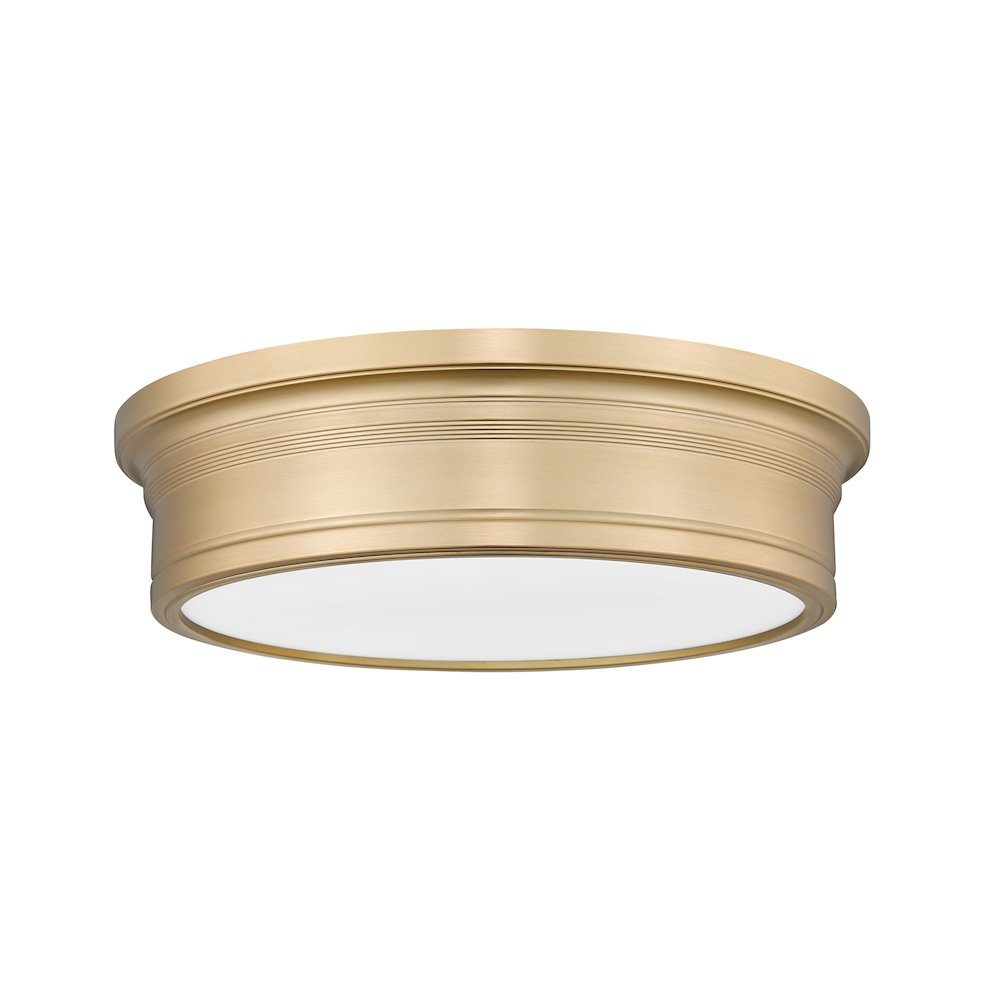 Z-Lite 1 Light Flush Mount, Modern Gold. Picture 7