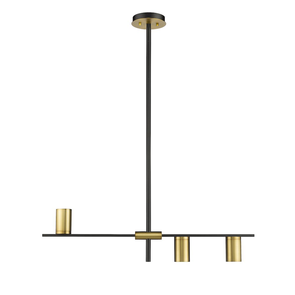 Z-Lite 3 Light Linear Chandelier. Picture 2