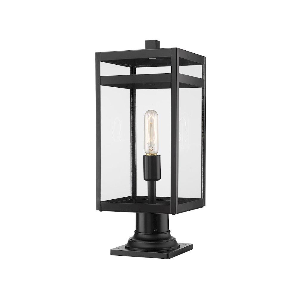 Z-Lite 1 Light Outdoor Pier Mounted Fixture. Picture 1