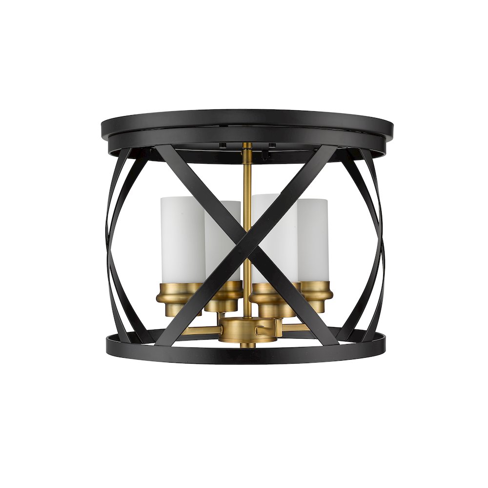 Z-Lite 4 Light Flush Mount. Picture 5