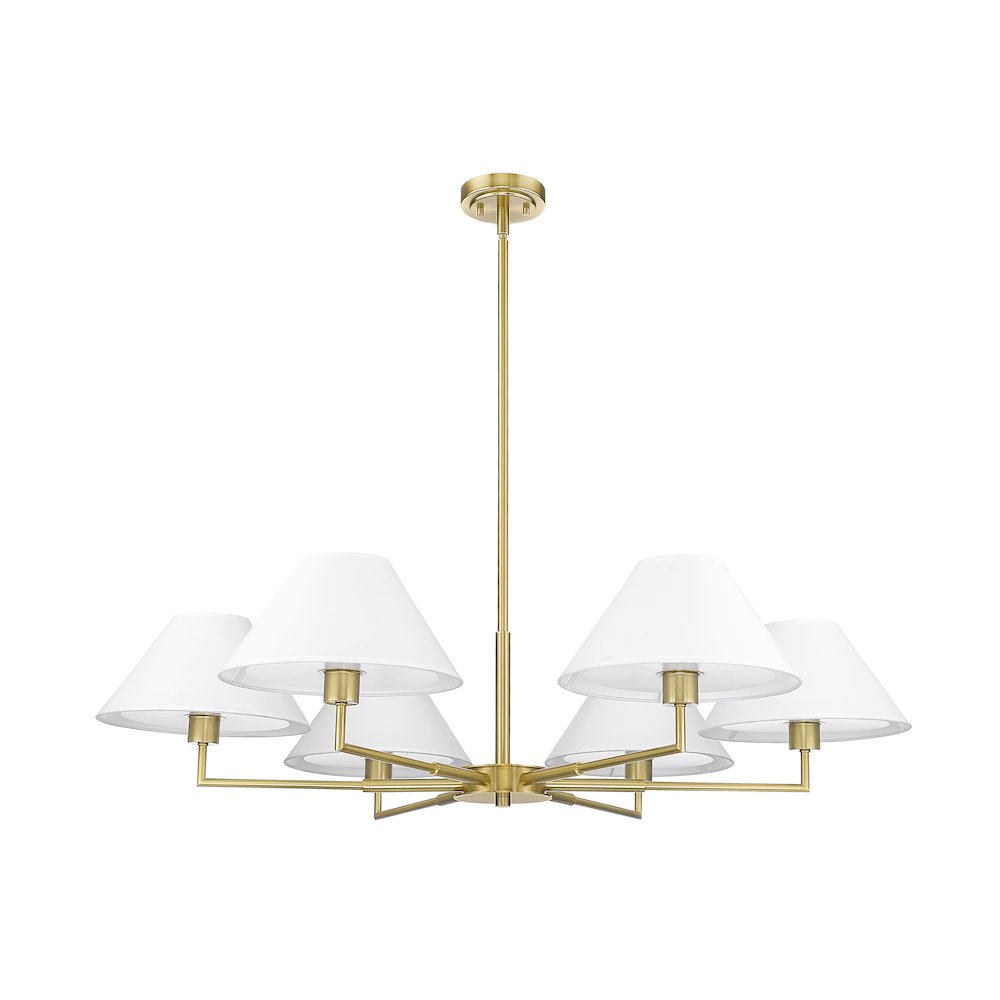 Z-Lite 6 Light Chandelier. Picture 5