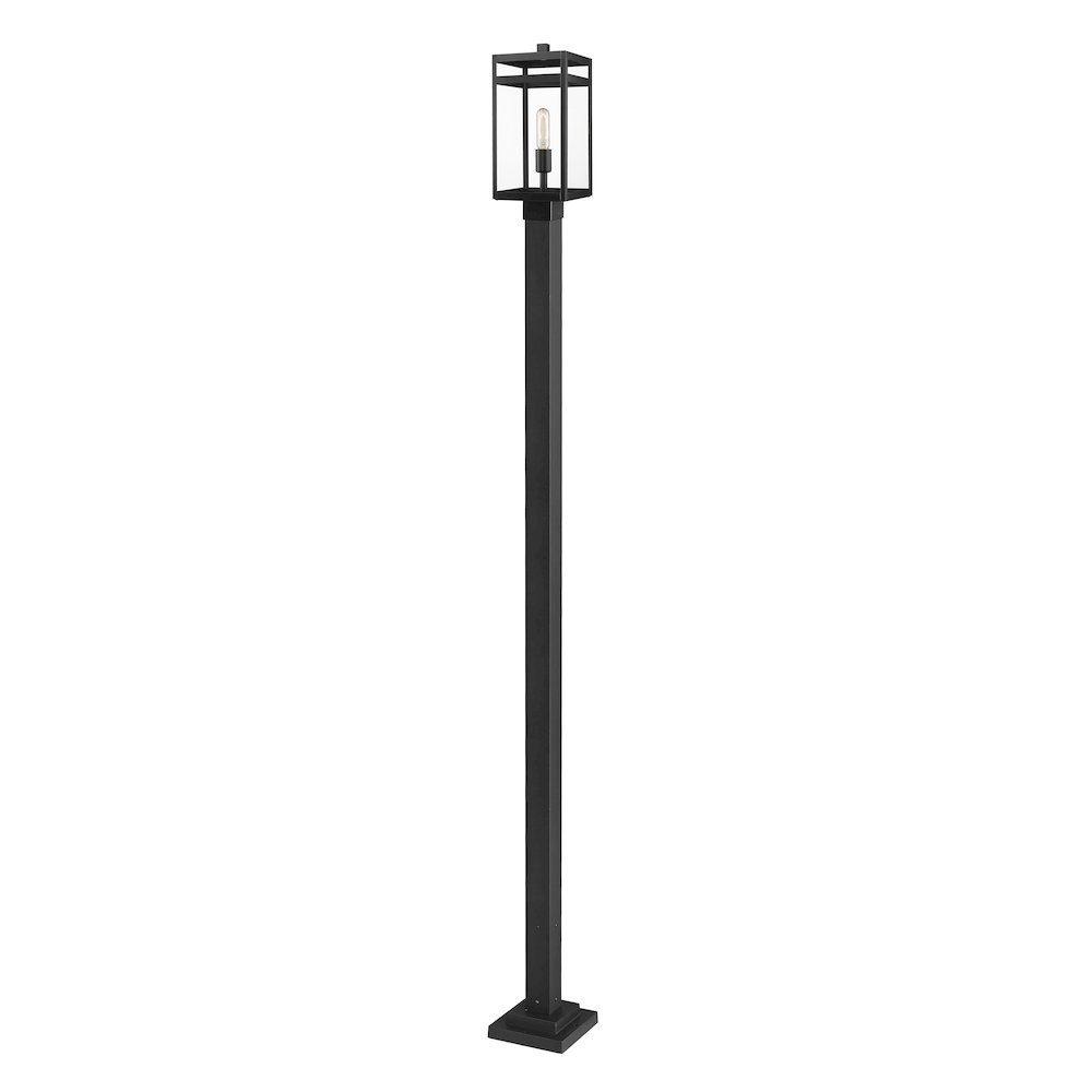 Z-Lite 1 Light Outdoor Post Mounted Fixture. Picture 1