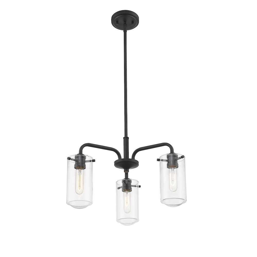 Z-Lite 3 Light Chandelier. Picture 2