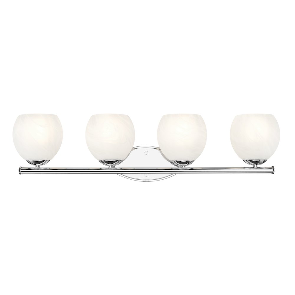 Z-Lite 4 Light Vanity, Chrome. Picture 2