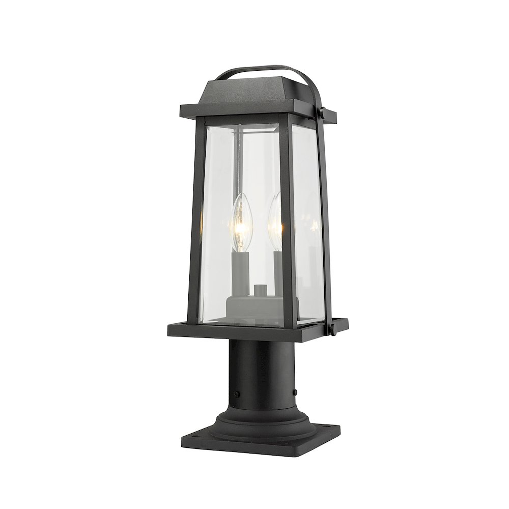 Z-Lite 2 Light Outdoor Pier Mounted Fixture. Picture 2