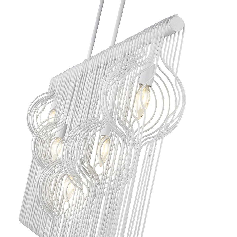 Z-Lite 5 Light Linear Chandelier. Picture 4
