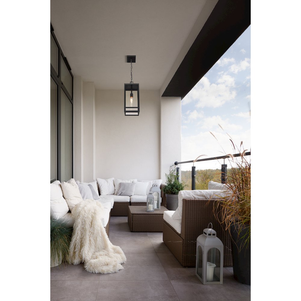 Z-Lite 1 Light Outdoor Chain Mount Ceiling Fixture. Picture 7