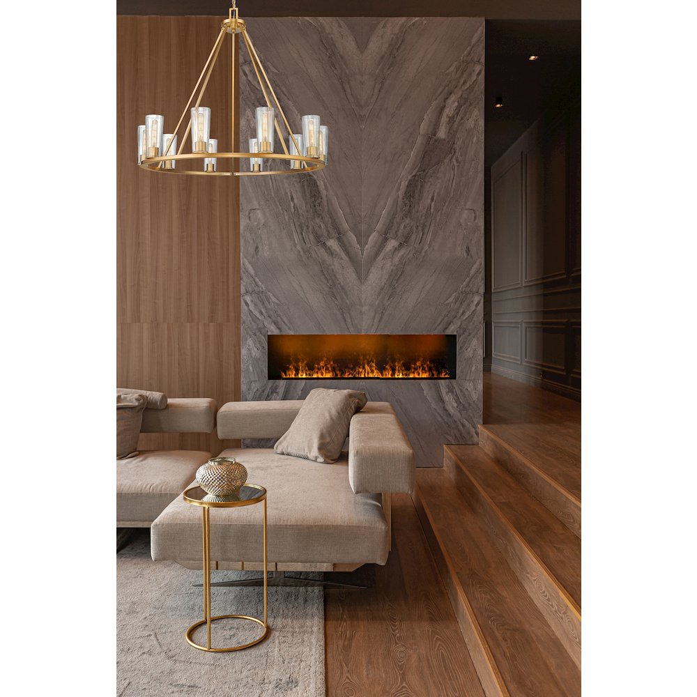 Z-Lite 10 Light Chandelier. Picture 6