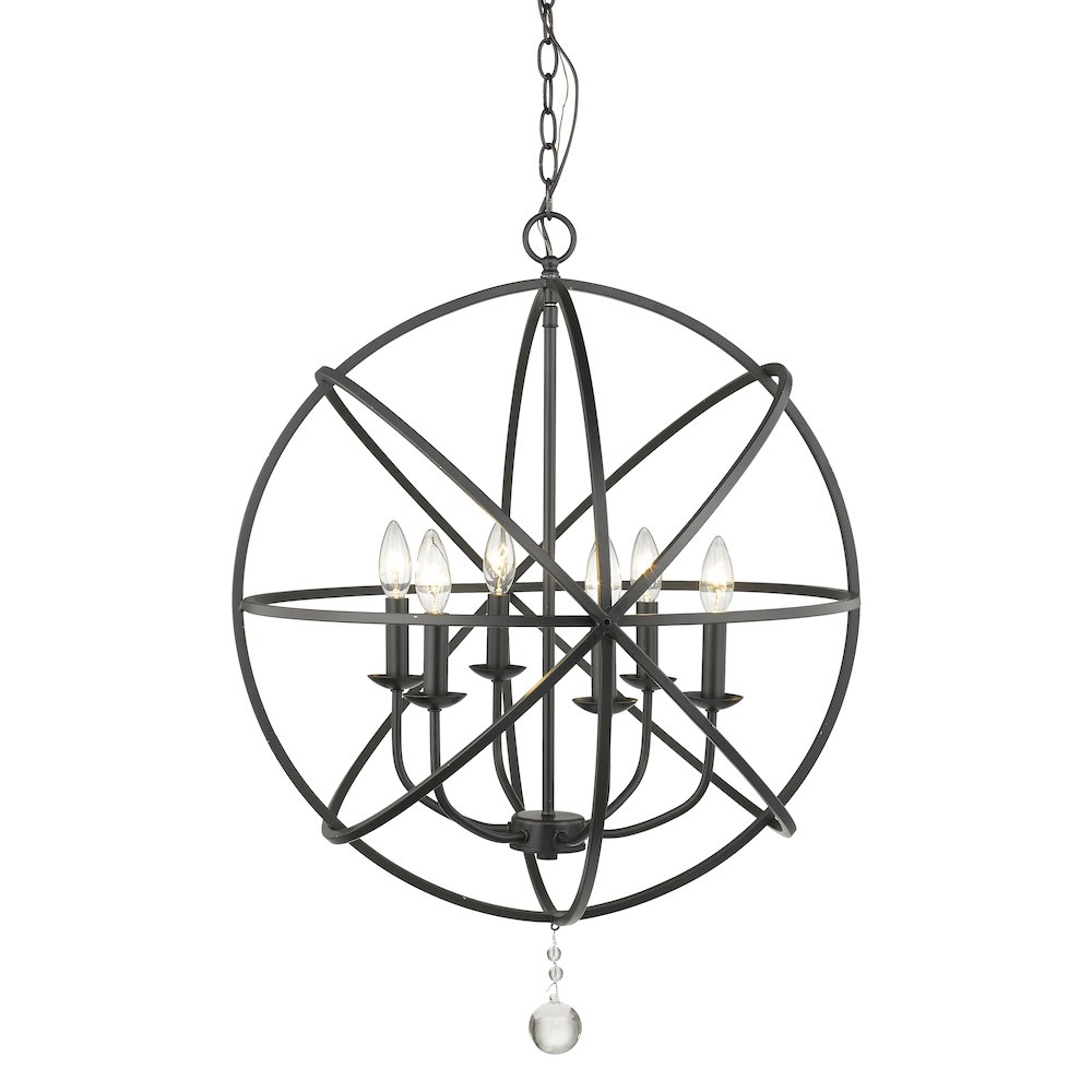 Z-Lite 6 Light Chandelier. Picture 4