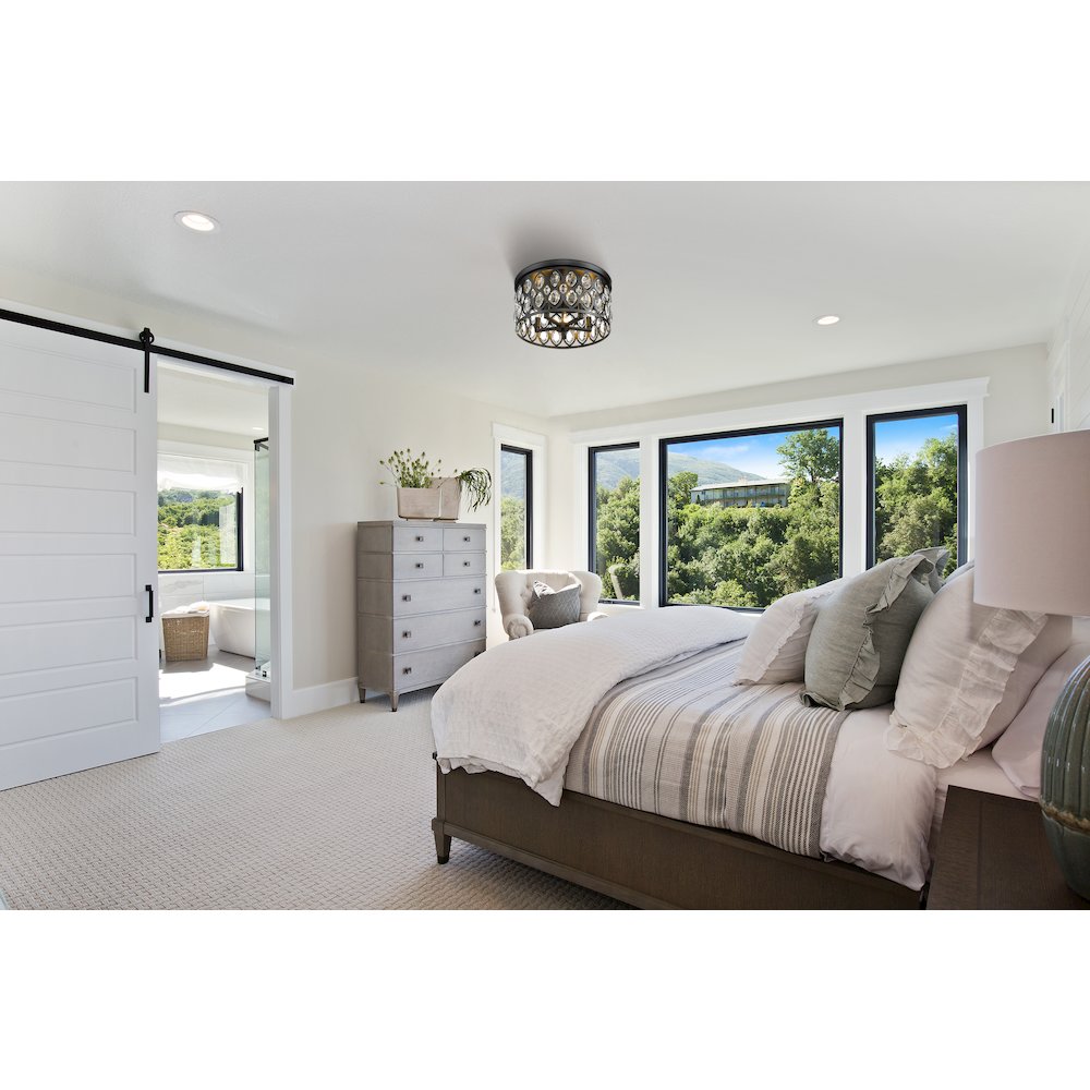 Z-Lite 5 Light Flush Mount. Picture 6