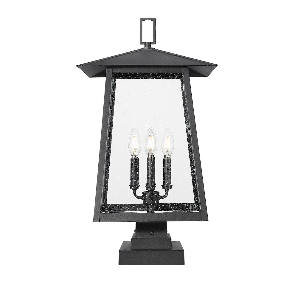 Z-Lite 4 Light Outdoor Pier Mounted Fixture. Picture 3