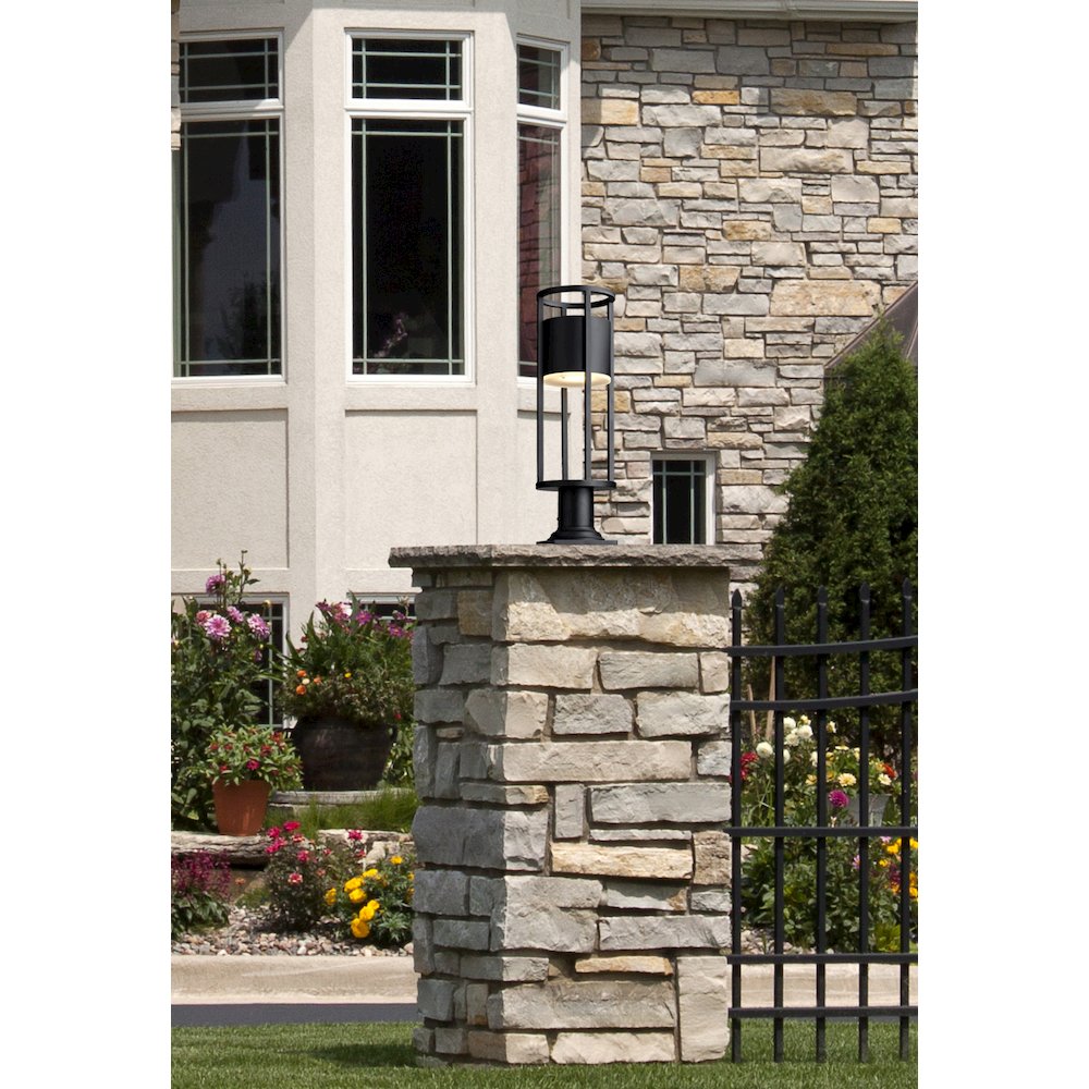Z-Lite 1 Light Outdoor Pier Mounted Fixture. Picture 6