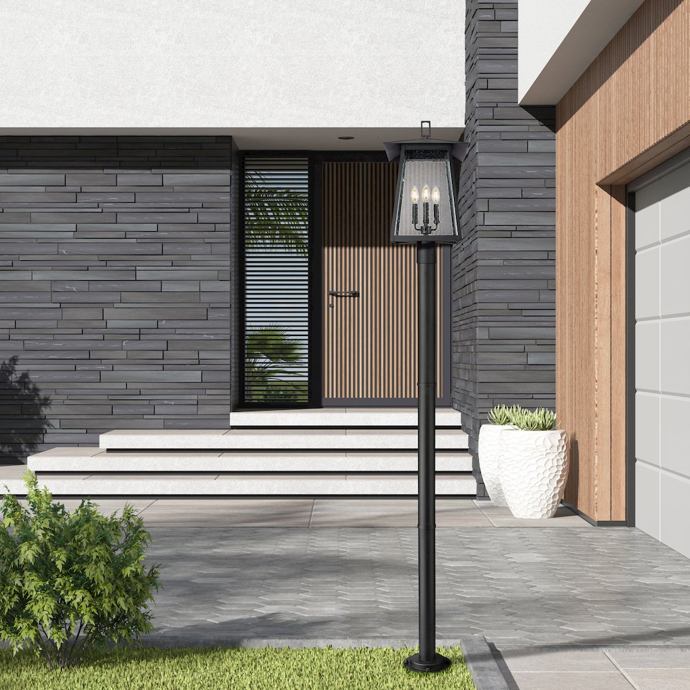 Z-Lite 4 Light Outdoor Post Mounted Fixture. Picture 7