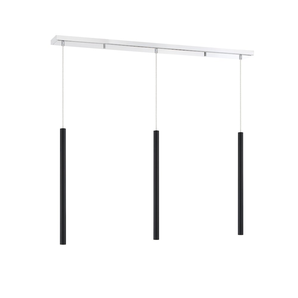 Z-Lite 3 Light Linear Chandelier. Picture 3