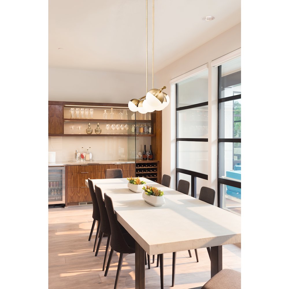Z-Lite 7 Light Linear Chandelier. Picture 6