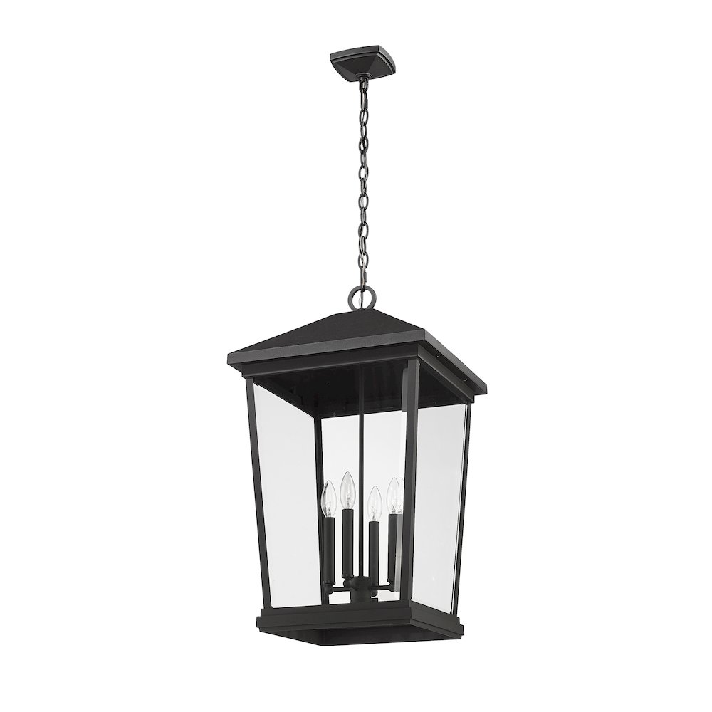 Z-Lite 4 Light Outdoor Chain Mount Ceiling Fixture. Picture 5