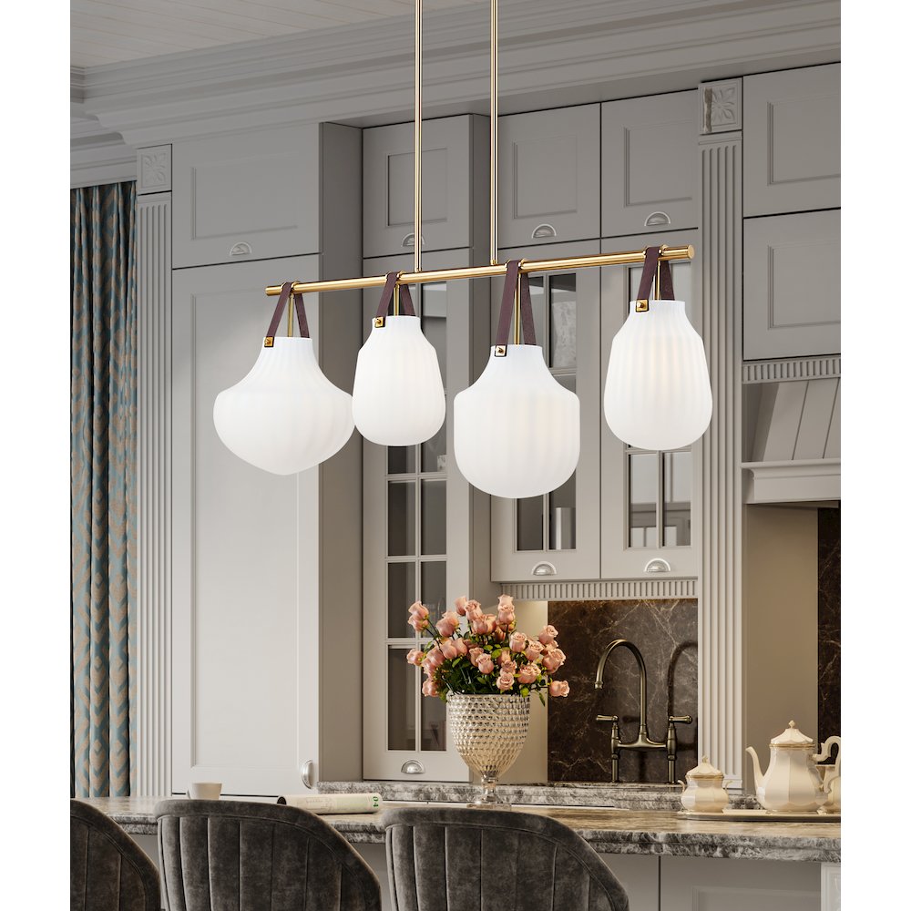 Z-Lite 4 Light Pendant. Picture 7