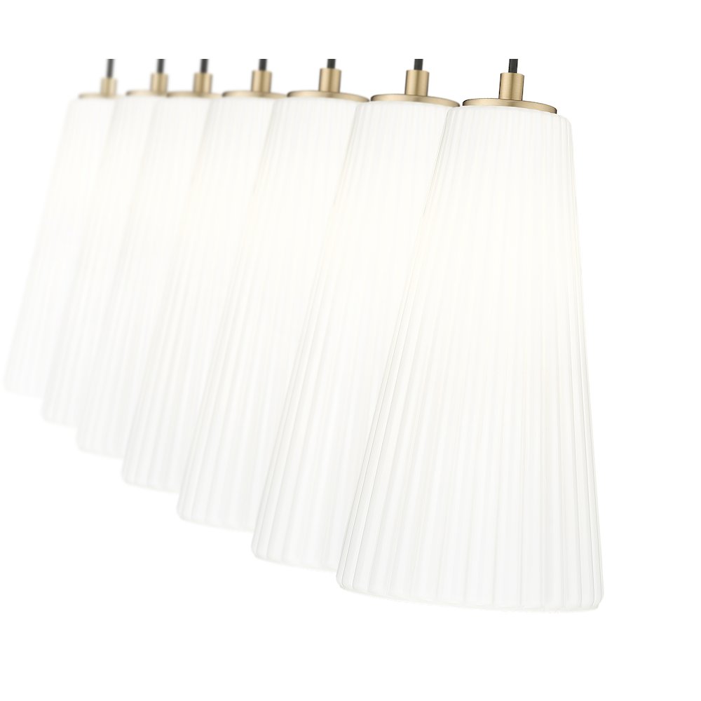 Z-Lite 7 Light Linear Chandelier. Picture 4