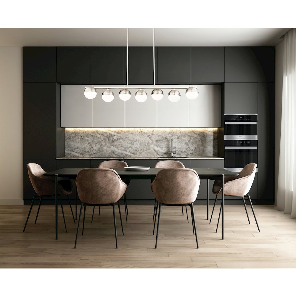 Z-Lite 7 Light Linear Chandelier. Picture 7