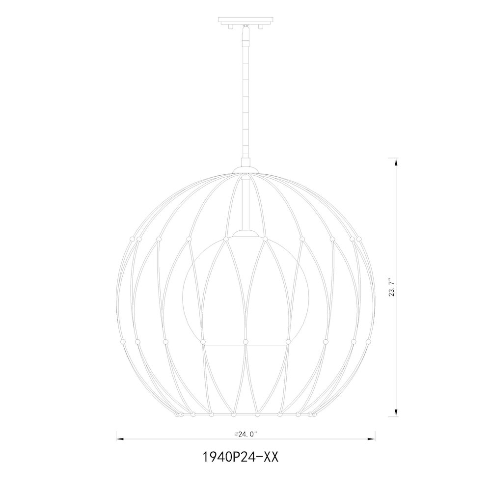 Z-Lite 1 Light Pendant. Picture 8