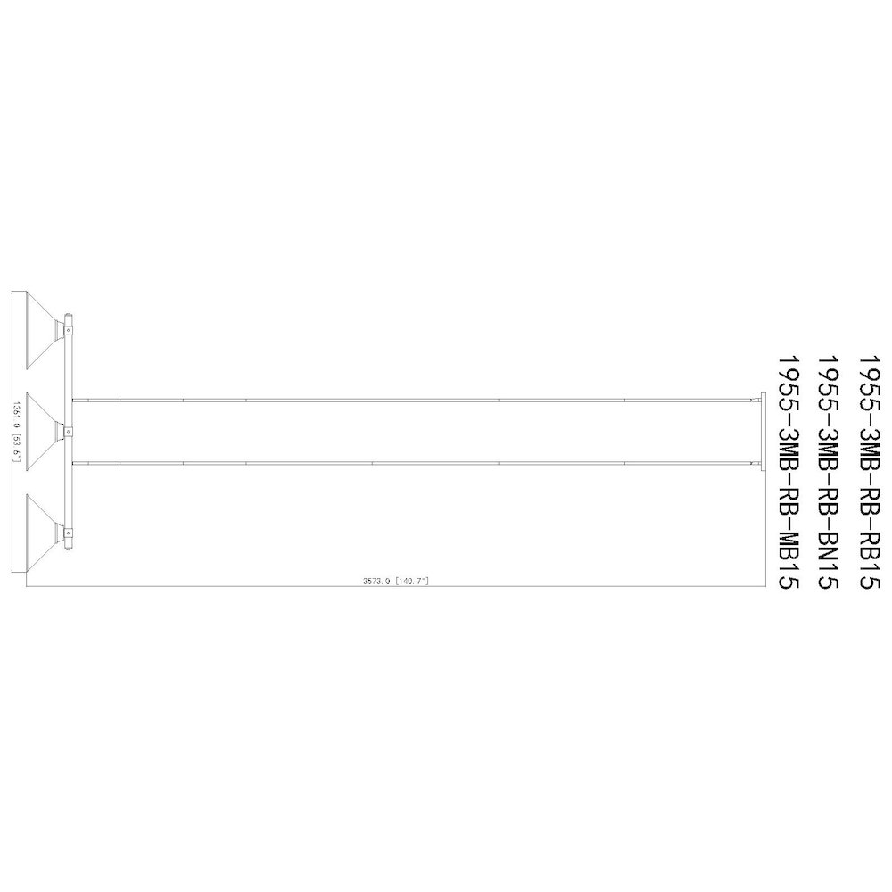 Z-Lite Bronte 3 Light Billiard, Steel Frame, Matte Black Shade Color. Picture 8