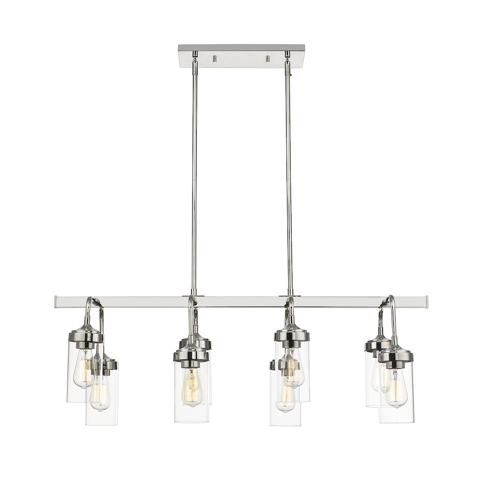 Z-Lite 8 Light Linear Chandelier. Picture 2