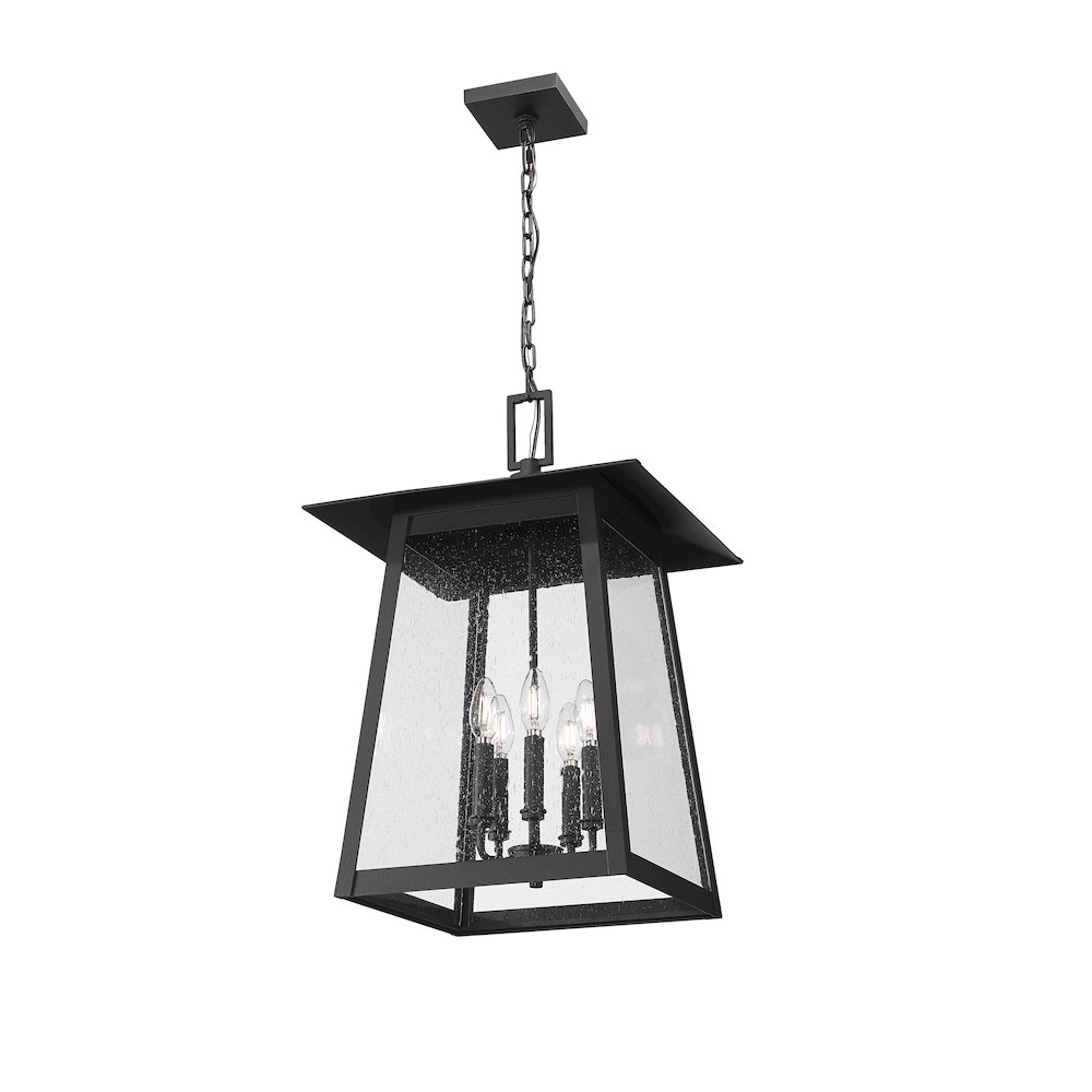 Z-Lite 5 Light Outdoor Chain Mount Ceiling Fixture. Picture 2