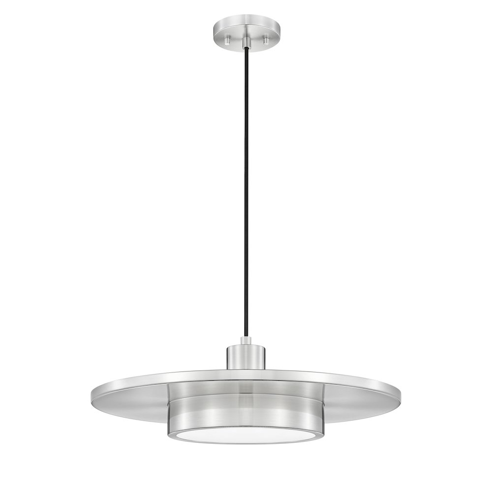 Z-Lite 1 Light Pendant, Brushed Nickel. Picture 7