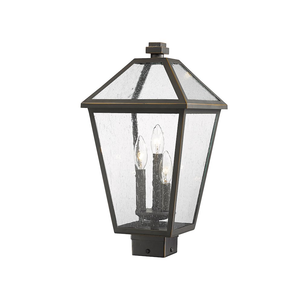Z-Lite 3 Light Outdoor Post Mount Fixture. Picture 1