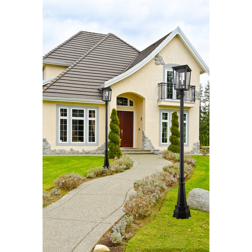 Z-Lite 2 Light Outdoor Post Mounted Fixture. Picture 2