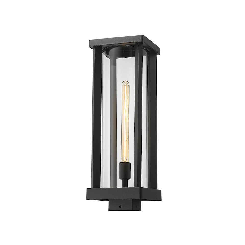 Z-Lite 1 Light Outdoor Post Mount Fixture. Picture 1
