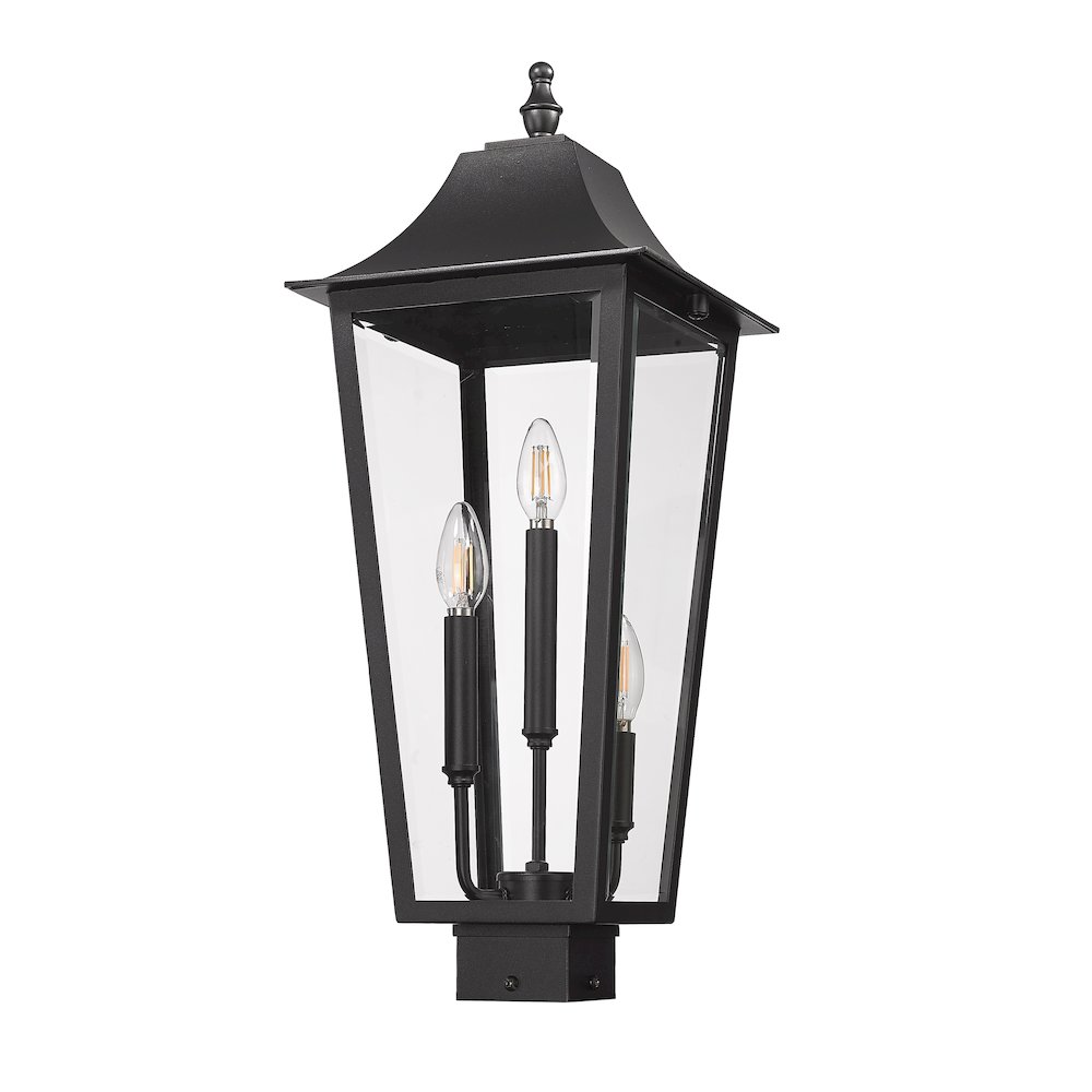 Z-Lite 3 Light Outdoor Post Mount Fixture. Picture 5