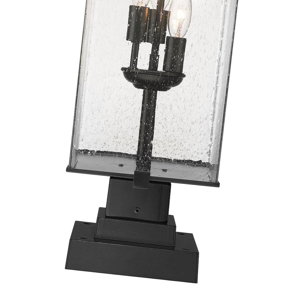 Z-Lite 3 Light Outdoor Pier Mounted Fixture. Picture 4