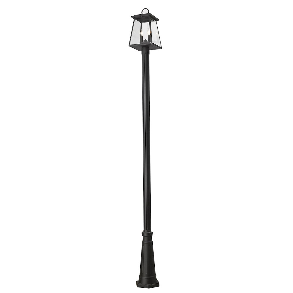 Z-Lite 2 Light Outdoor Post Mounted Fixture. Picture 3
