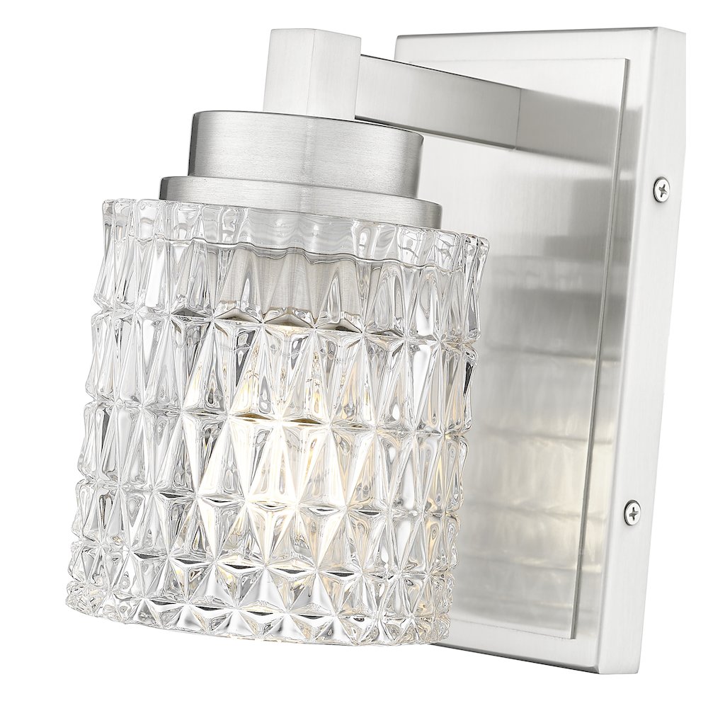 Z-Lite 1 Light Wall Sconce, Brushed Nickel. Picture 4