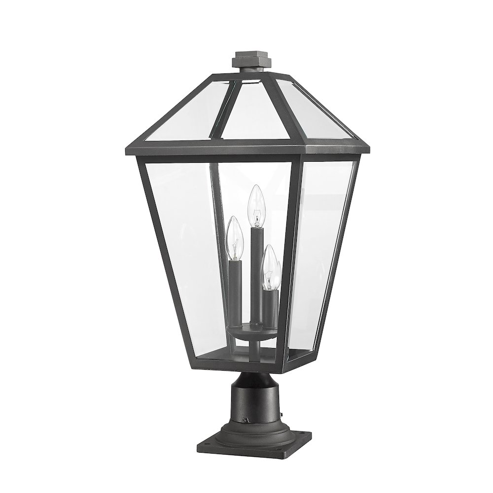 Z-Lite 3 Light Outdoor Pier Mounted Fixture. Picture 5
