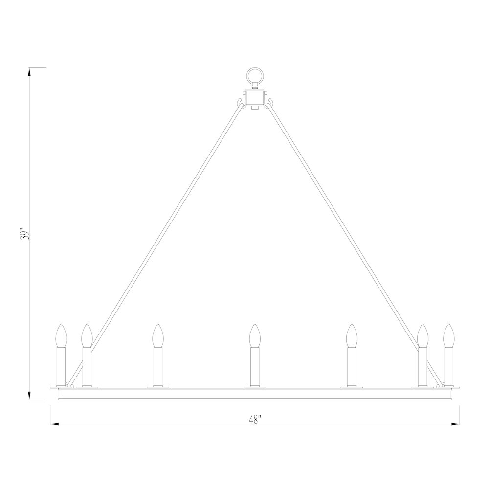 Z-Lite 12 Light Chandelier. Picture 8