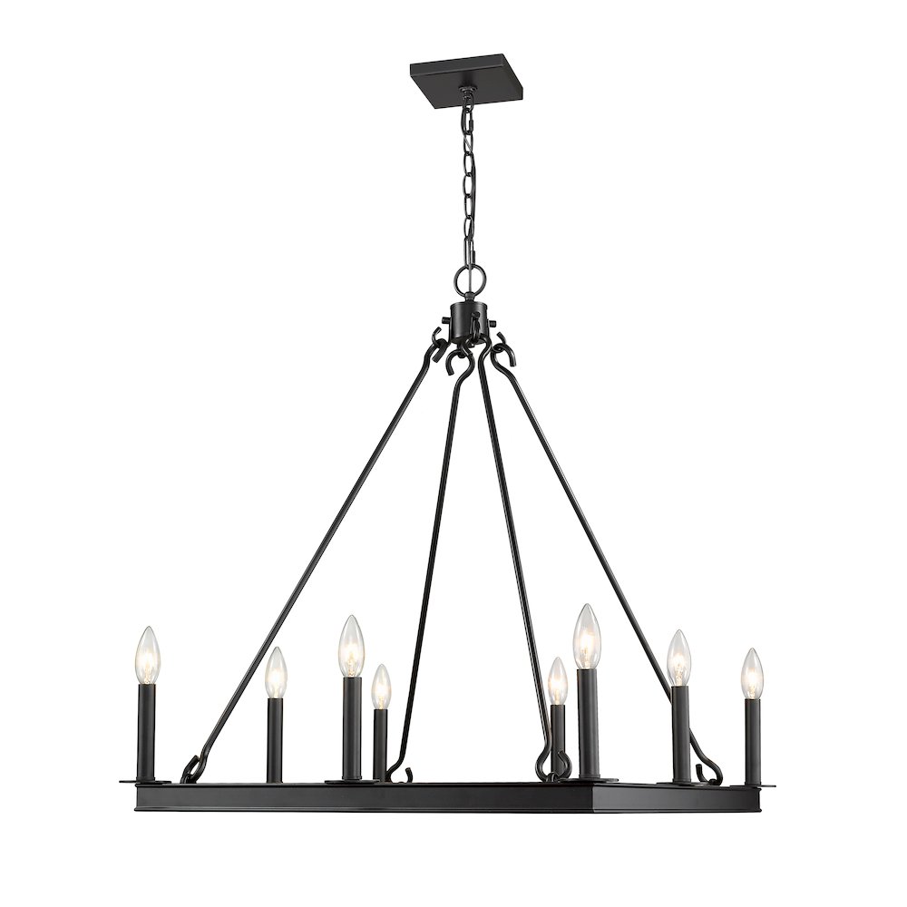 Z-Lite 8 Light Chandelier. Picture 3