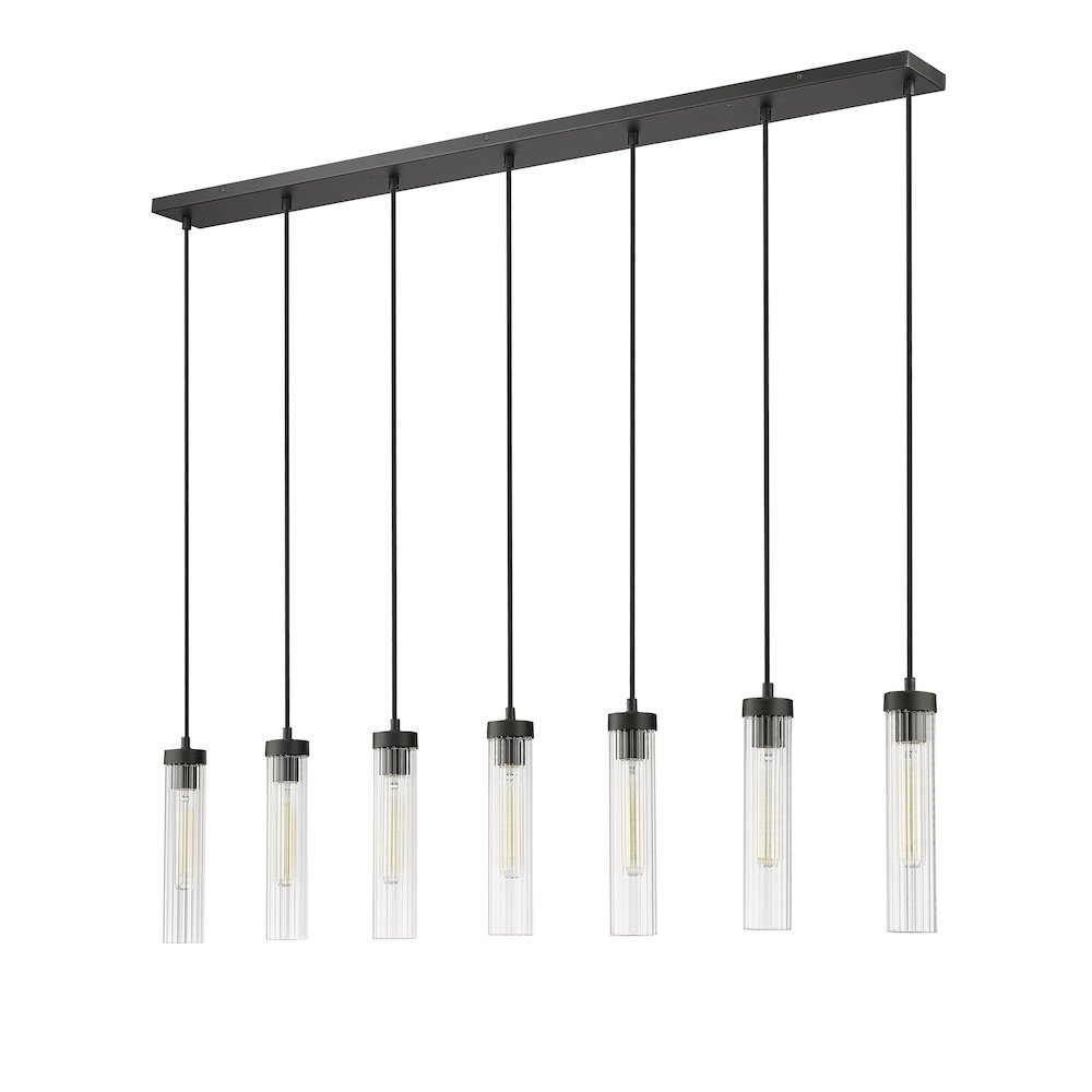 Z-Lite 7 Light Linear Chandelier. Picture 5