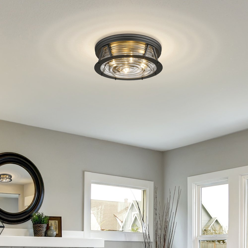 Z-Lite 4 Light Flush Mount. Picture 7